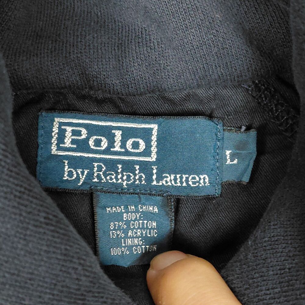 Vintage Polo Ralph Lauren Hunting Jacket Mens Large Heavy Cotton Shawl Collar - Picture 4 of 8